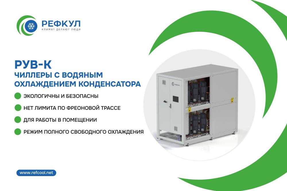 Чиллеры с водяным охлаждением конденсатора: ключевые преимущества для сложных проектов